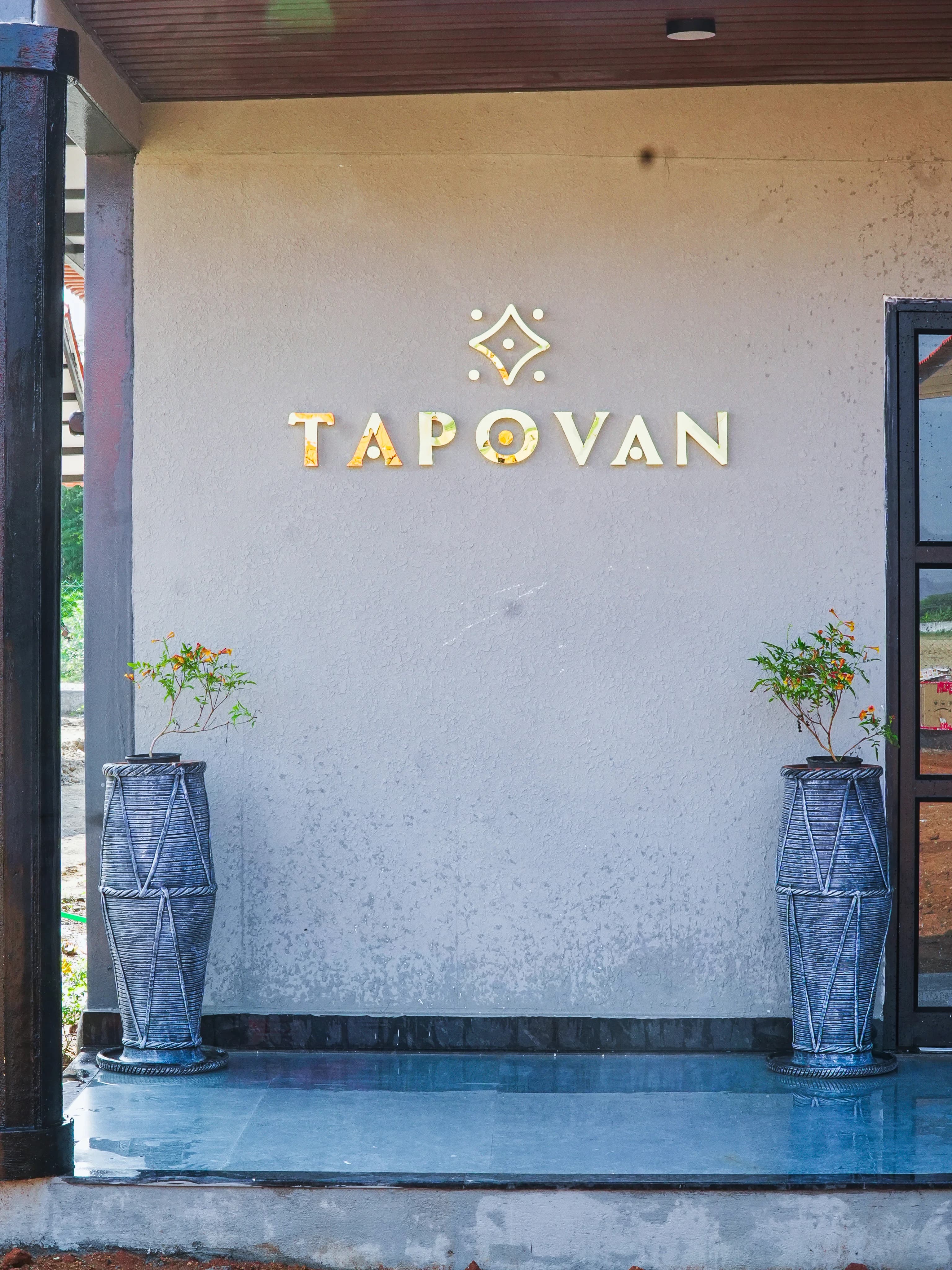 Yoga and meditation hall Tapovan at Anaasa Resorts Tiruvannamalai